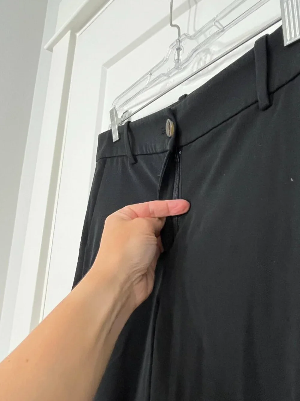 J.Crew Size 8 Black Tailored Ankle Trousers